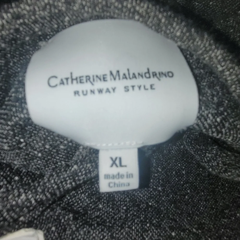 Catherine Malandrino Runway Style Zip Up Jacket
